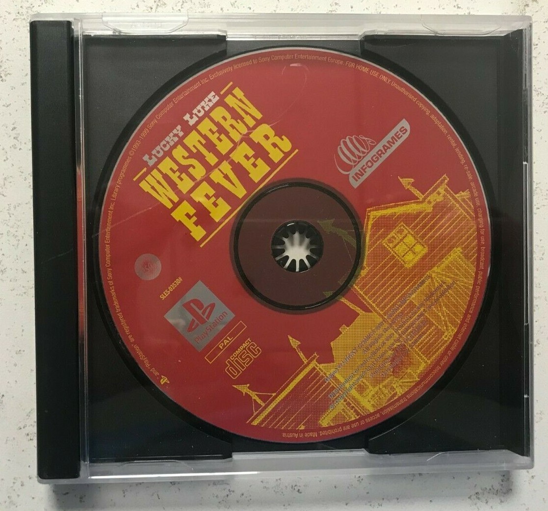 Lucky Luke la Fièvre de L'Ouest N°03530 PS1 