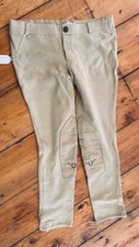 TUFFRIDER Breeches Beige* Childs  sz 16 VGC w/ Cuffs Low Rise Pull On