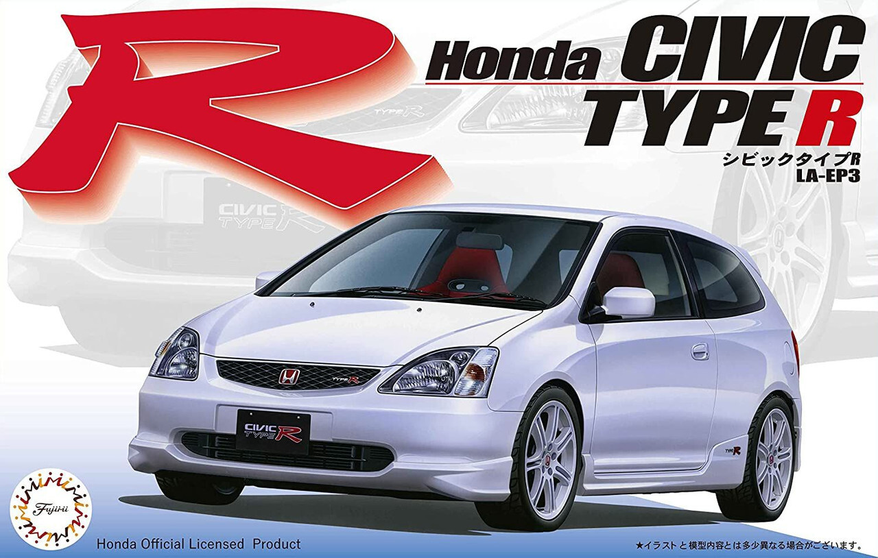 Fujimi 1/24 HONDA CIVIC TYPE R 2001 Plastic Model Kit