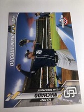 2020 Topps Opening Day Dugout Peeks Jumbo 5x7 Manny Machado Padres DP12 /49