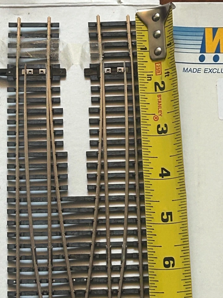 DOUBLE CROSSOVER - #6 TURNOUTS - DCC FRIENDLY CODE 83 NS Rail HO SCALE NEW - Image 2 of 4