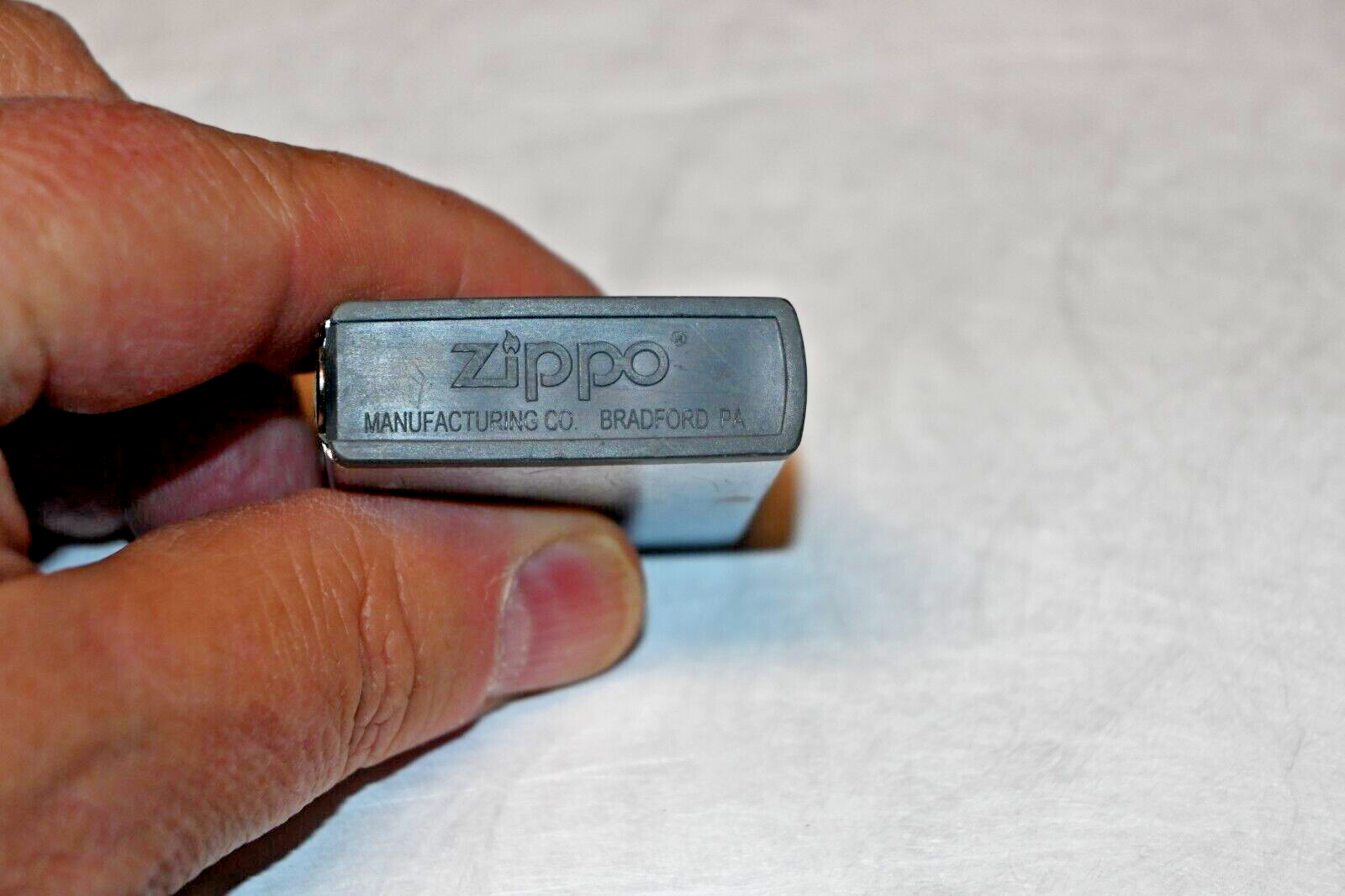 Vintage Zippo Tape Measure with Advertising for Mann Inc of Centralia