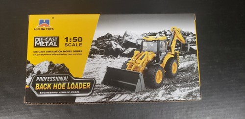 HD Imex 14514 1/50 O Scale Huina Backhoe Loader - Picture 4 of 5