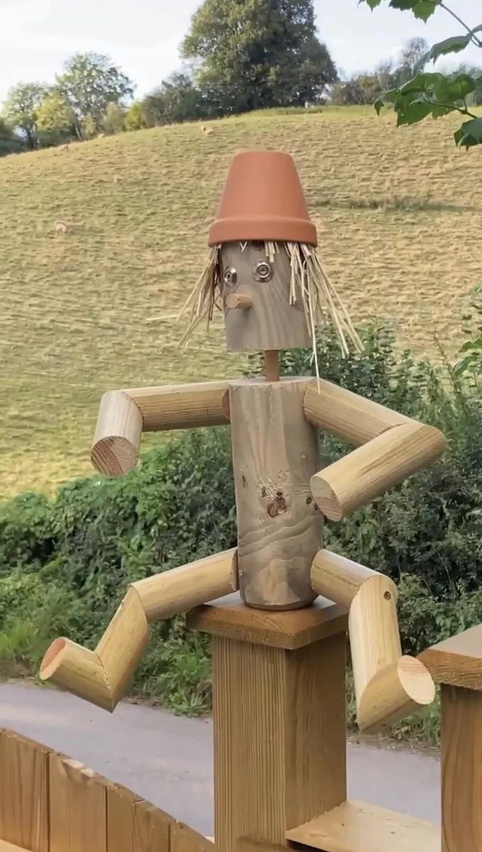 Wooden garden ornaments deals