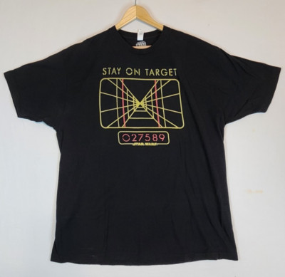 Star Wars Stay on Target XWing Targeting Computer Men TShirt XXL Luke Skywalker