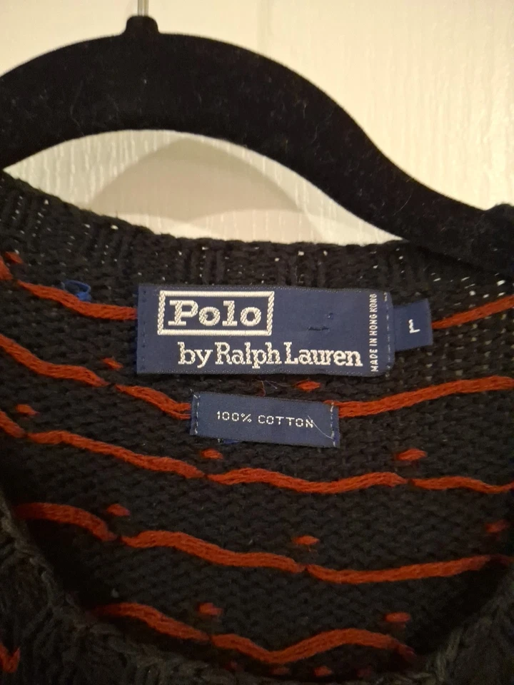 Suéter Ralph Lauren Para Hombre Grande Fair Isle Ciervo Algodón  Foto 4 de 4