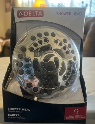 Delta 9-Setting Shower Head in Chrome - 1.75 GPM - 75900