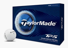TaylorMade TP5 Dozen White Golf Balls