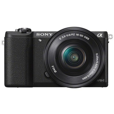 Sony Alpha A5100 24.3MP Digital SLR Camera - Black (Kit with E-PZ