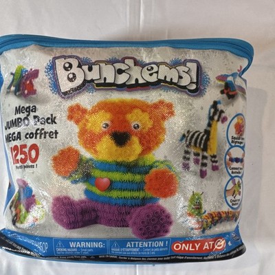 Bunchems Mega Jumbo Pack 1250 Pieces Multicolor Bricks & Blocks Animals Toy