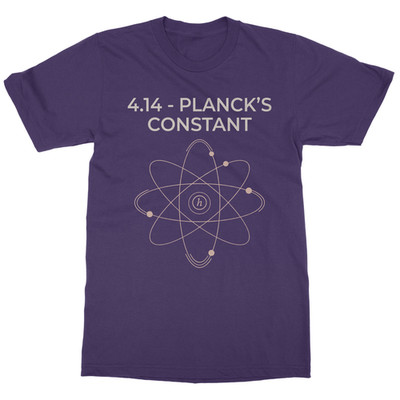 Planks Constant 4.14 Quantum Day Physics Unisex T-Shirt