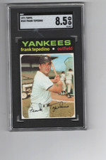 1971 TOPPS #342 FRANK TEPEDINO NY YANKEES SGC NM-MT+ 8.5 VERY TOUGH CENTERD CARD