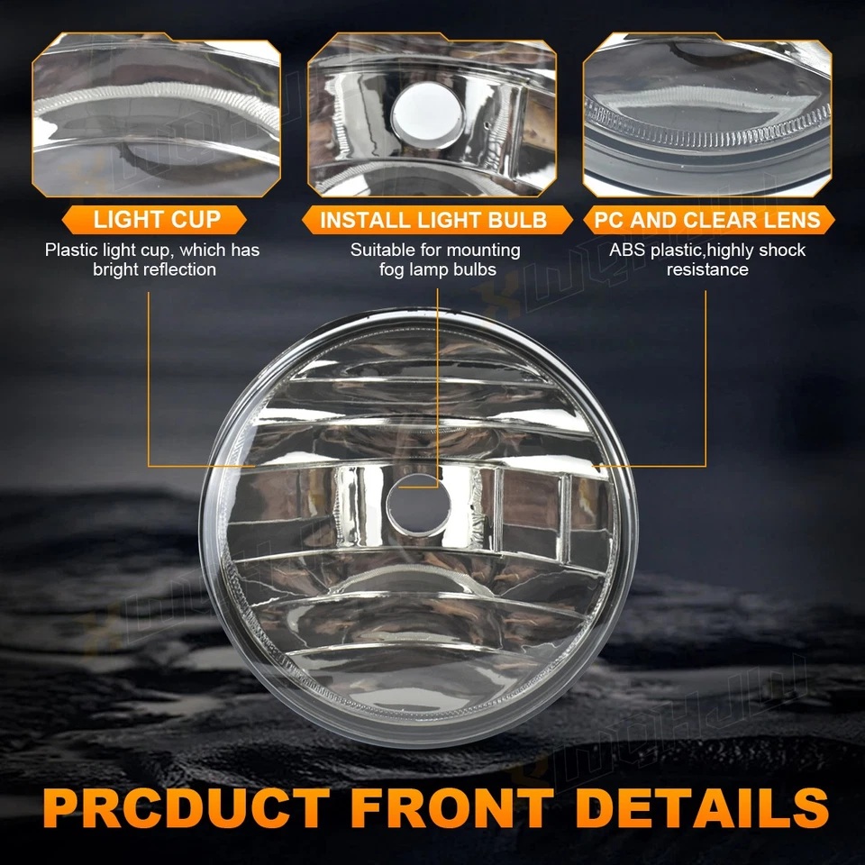 Front LED Fog Lights For 2007 2008 2009 2010 2012 2013 GMC Sierra 1500 2500 3500 — 第 3/4 张图片