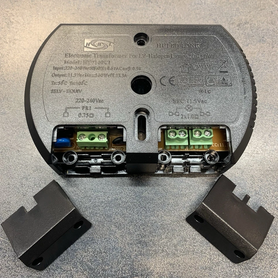 TRANSFORMERS Circular Low Voltage Lighting Transformer 50-160W , 240V To 12v Halogen Rounded