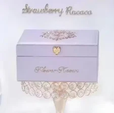 US SELLER Flower Knows 8th Anniversary Kawaii Makeup Jewelry Box Storage PURPLE