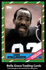 1986 Topps John Stallworth #285 Pittsburgh Steelers NFL Football
