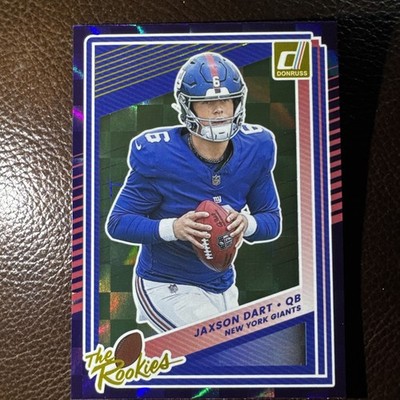 JAXSON DART THE ROOKIES 2025 PANINI DONRUSS ROOKIE #2 RC GIANTS COLOR MATCH