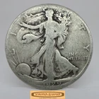 1929-S Walking Liberty Half Dollar, 90% Silver - #C59028NQ