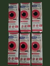  Lot Of 6  New Optase Hylo Forte eye Drops 300 x 6 1800 Drops EXP 01/2028