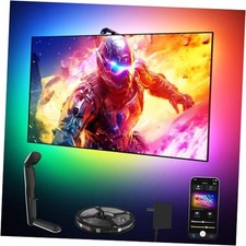 TV LED Backlight Sync to Screen, 10.5FT RGB LED Lights 10.5ft for 32"-50" Tv