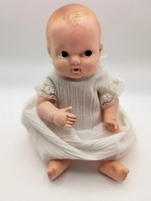 Share Irwin Toys Non Flam Celluloid Baby Doll 8in 1950 String Jointed Made USA V