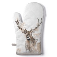 Ofenhandschuh – Format: 18 X 30 Cm – 1 Ofenhandschuh Pro Packung – Antlers – Hir