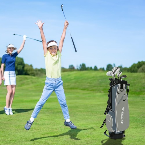 6 Pieces Kids Golf Club Set, Junior Golf Club Set Ages 12-14 Includes Stand B... - Picture 7 of 7