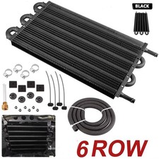 6 Row Universal Remote Transmission Oil Cooler Radiator Converter Kit 6 Row Universal Remote Transmission Oil Cooler Radiator Converter Kit