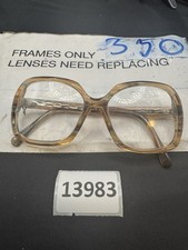 Vintage Ladies Sun/ Eyeglasses Frame American Optical Brown Smoke 50-16