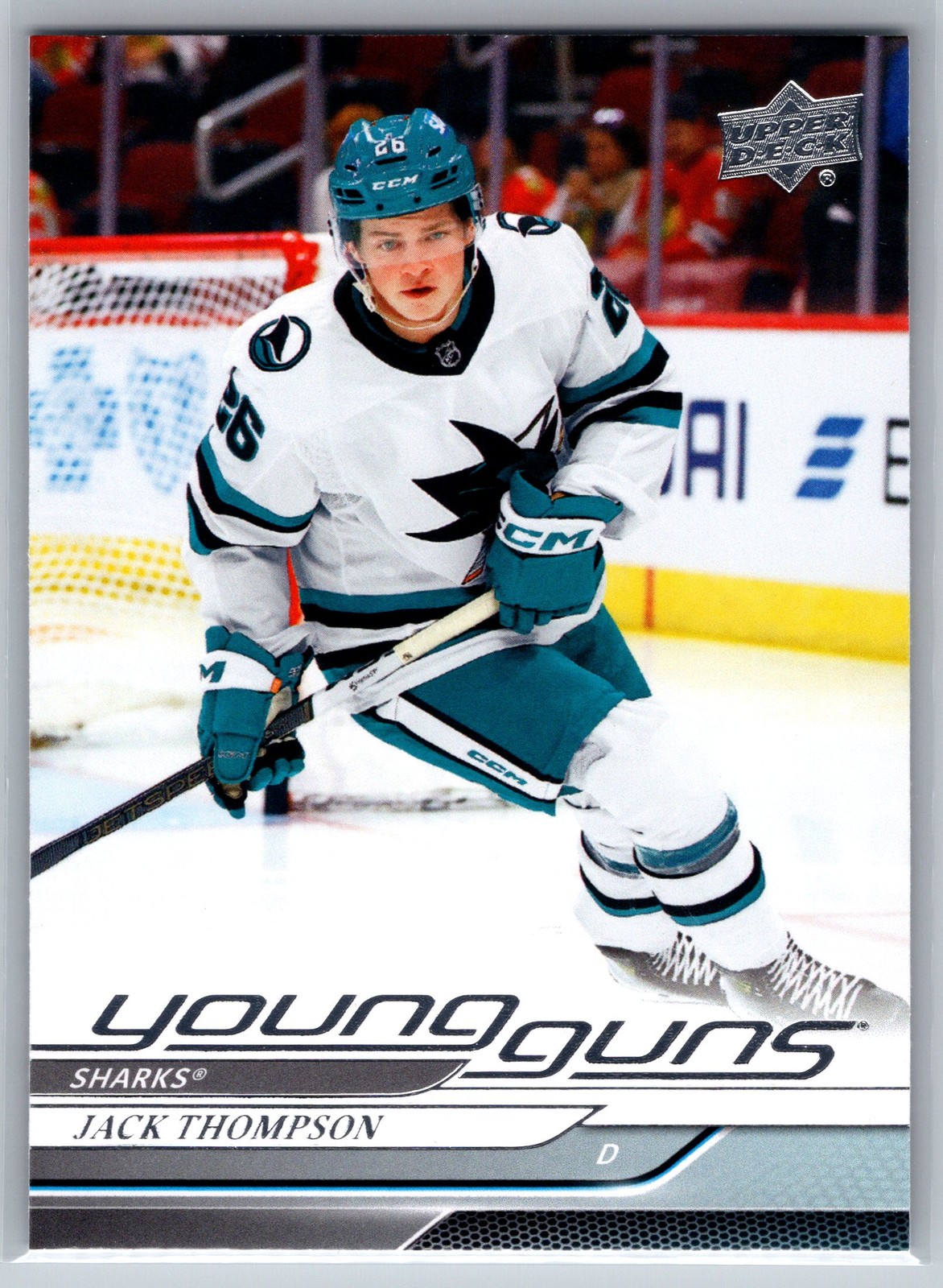 2024 Upper Deck Jack Thompson Rookie Young Guns #468 San Jose Sharks