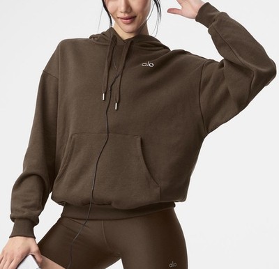Alo Yoga Accolade Hoodie Color Espresso Size - XL | eBay
