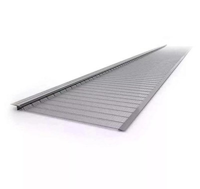 EasyOn Stainless Steel 100  Gutterguard Fits 5'' Gutters Micro Mesh EOX100
