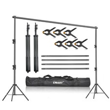 EMART Heavy Duty Background Stand, 9.2 x 10ft Adjustable Backdrop Support Sys...