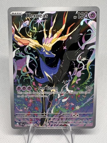 Xerneas - Pokémon TCG Chaos Rising - 91/86 Illustration Rare IR Pokemon NM