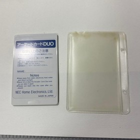 Arcade Card Duo NEC PC Engine 1994 PCE HuCard Hu Card No From Japan Box 19