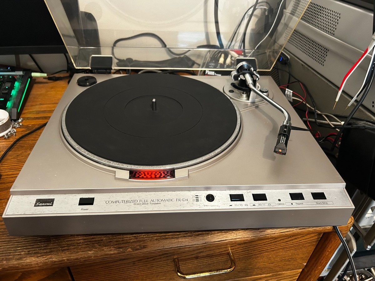 TURNTABLE FR-D4 SANSUI レコードプレイヤー FR-D4K SANSUI VINTAGE eBay | DRIVE DIRECT ポータブルプレーヤー