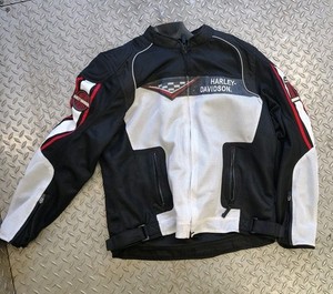 HARLEY DAVIDSON Wind Cave Mesh Functional Motorcycle Jacket Mens XL Padded