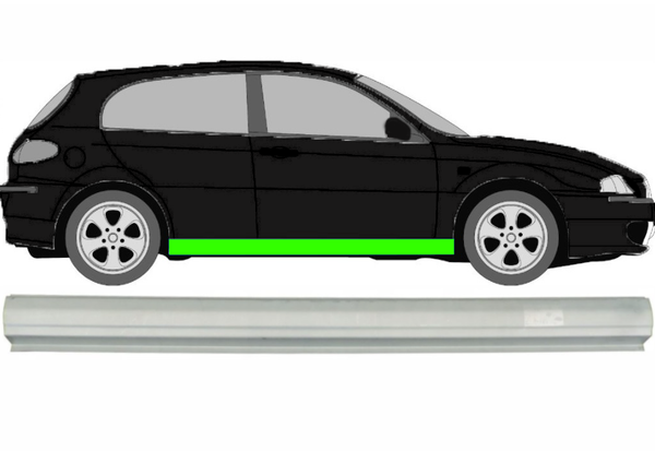 Schweller FüR Alfa Romeo 147 2000 - 2010 Rechts-image