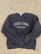 Vintage 90s Guess Jeans USA Embroidered Crewneck