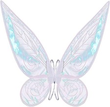 Adult Fairy Wings, Shiny Transparent Princess Wings, Angel Wings Sutable for Hal
