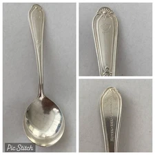 Hotel Del Coronado Reed & Barton 1926 Corsican Hotel Silver Soup Bouillon Spoon
