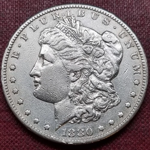 1880 CC Morgan Dollar $1 AU Details #98552