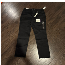 Gloria Vanderbilt Women s Black Solid Dress Pants Regular Size 16 Average