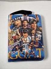 LAISU Soccer Card Binder with 4 Pocket and 50 Removable Sleeves For 400 Cards.