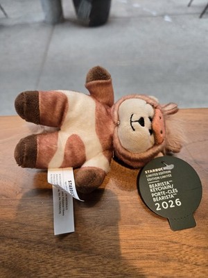 Starbucks 2026 Year of the Horse Bearista Plush Keychain Limited