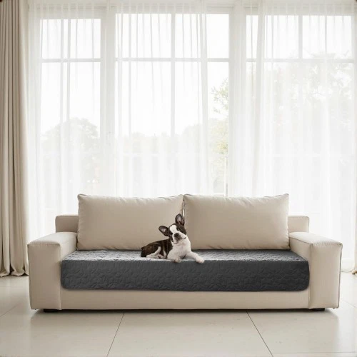 Charlie's Pet Charlie's Sofur Waterproof Dog Couch and Bed Protector (Charcoal)