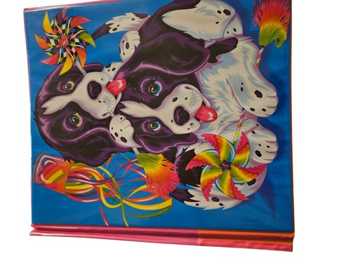 Vintage 1990s Lisa Frank Violet & Velvet Trapper Keeper Binder & Folder - Picture 5 of 6