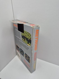 Metroid Silver (Nintendo NES) Complete in Box CIB Manual Game Box