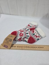 Northeast Outfitters Cozy Cabin Aloe Infused Christmas Socks Youth 10k-4 W/grip