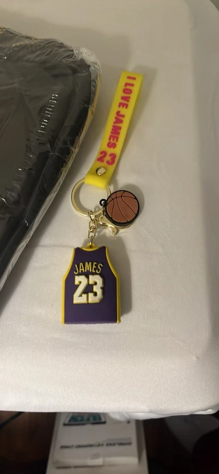 Steph Curry Backpack, Lebron James Keychain & Basketball Earbuds - Image 4 of 4